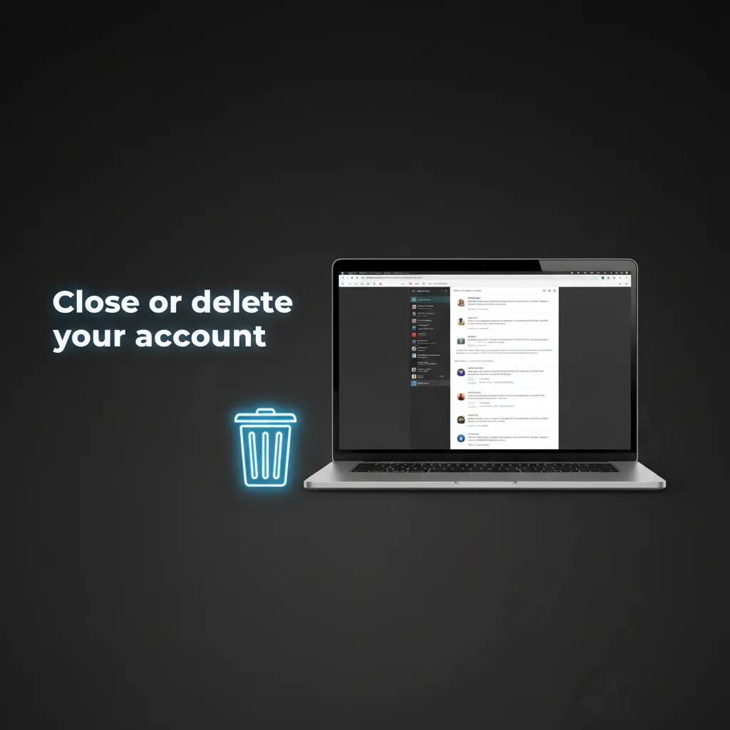 How to close your account or set a break/self-exclude in Responsible Gambling; withdraw funds and confirm by email.