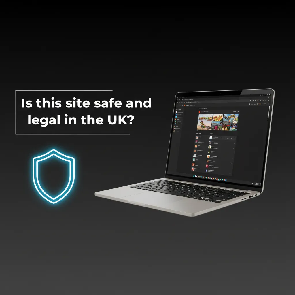 Website footer showing licence, privacy policy, and responsible gaming info for UK legality on Scarabwins.