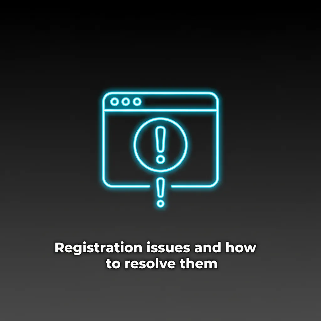 Guide to registration issues and fixes: email, address, ID, payment proof, duplicates; contact support.