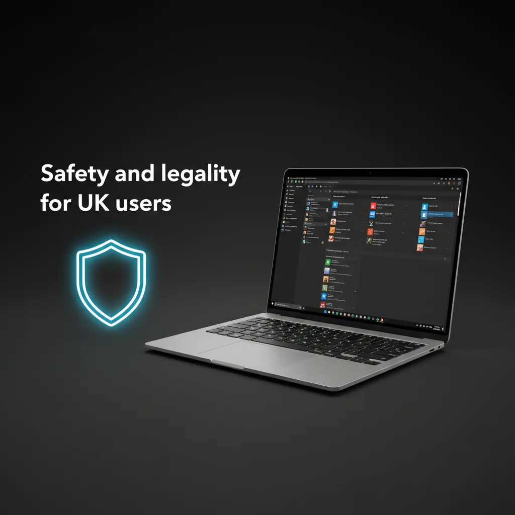 UK gambling safety: SSL lock, licensing info in footer, debit-card deposits, age checks, limits, help resources.