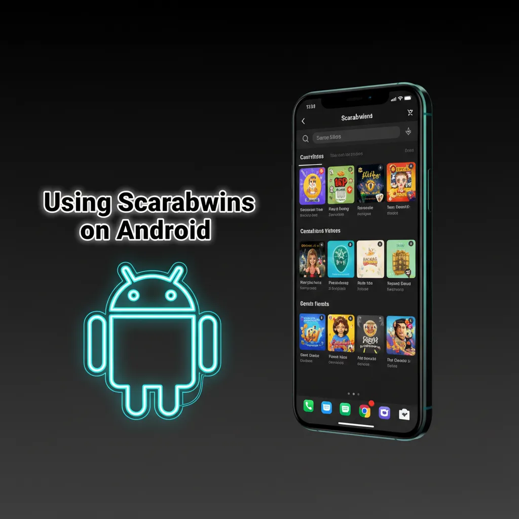 Android Chrome adding Scarabwins PWA to Home screen, with option to enable notifications.